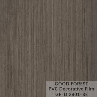 Filme decorativo do PVC da separação espessura Grey Color escuro de 0.25mm - de 0.60mm