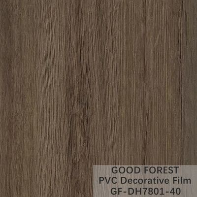 Filme decorativo do PVC da separação espessura Grey Color escuro de 0.25mm - de 0.60mm