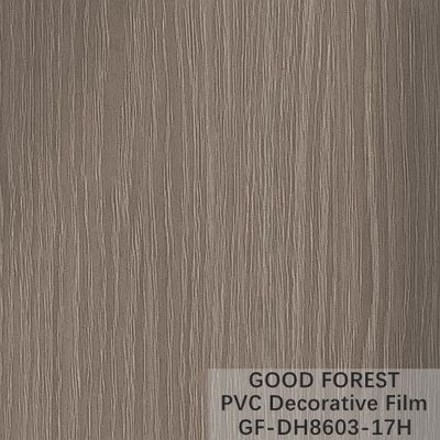 Filme decorativo do PVC da separação espessura Grey Color escuro de 0.25mm - de 0.60mm