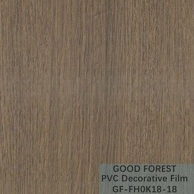 Filme decorativo do PVC da separação espessura Grey Color escuro de 0.25mm - de 0.60mm