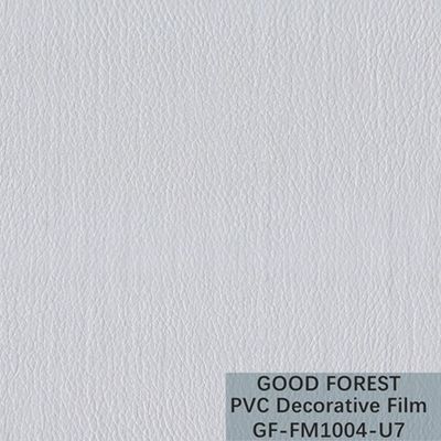Da grão de couro decorativa do filme do PVC do quadro bom Flowability