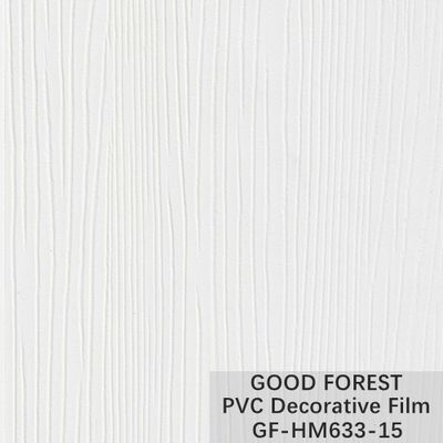 Empolar puro da cor do filme decorativo do PVC da grão da madeira de armário