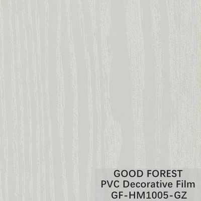 Empolar puro da cor do filme decorativo do PVC da grão da madeira de armário