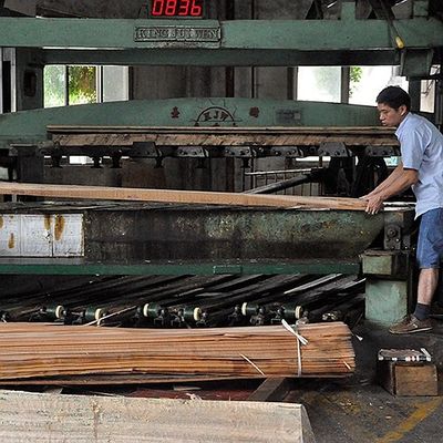 O quarto natural americano do folheado da madeira da noz cortou a grão reta para a mobília alta da classe que faz o fabricante do Fsc China