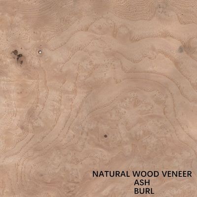 Preço branco natural da espessura 0.55mm de Ash Veneer Wood Burl Grain do hotel bom para para a venda por atacado de China da decoração do hotel