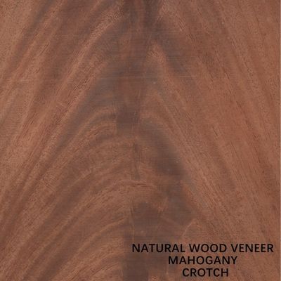 A madeira de mogno natural traseira tosada folheia o gancho especial de 0.5mm para a decoração do hotel