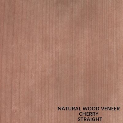 Grão reta natural americana de Cherry Wood Veneer Quarter Cut da pele da porta