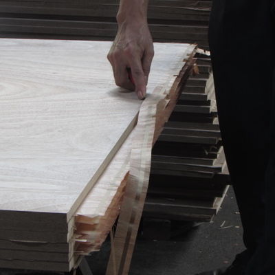 Fantasia natural olmo coroa folheado de madeira contraplacado mdf aglomerado tamanho padrão 2440*1220mm para porta e móveis e1 e0 p1 p2