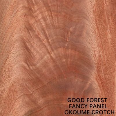 O gancho que natural de Okoume do painel do hotel a madeira de emenda especial folheia o tamanho alongado 2745mm pode ser serviço personalizado