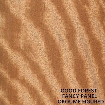 O Mdf da madeira compensada de Okoume/cartão extravagantes naturais figurou a grão para a decoração do fabricante de China