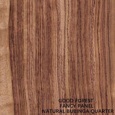 Painel natural 2 da base do armário da grão reta do MDF Bubinga da fantasia 3,6 5 9 12 18 22 25 30mm