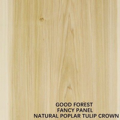 Álamo/Tulip Wood Veneer Fancy Chipboard enfrentados coroa 9 12 15 18 25 30mm 2440x1220mm