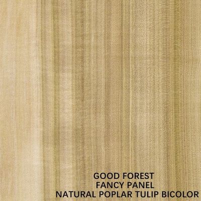 A porta interior enfrentou Tulip Wood Veneer Straight Grain bicolor natural 2440/2745mm