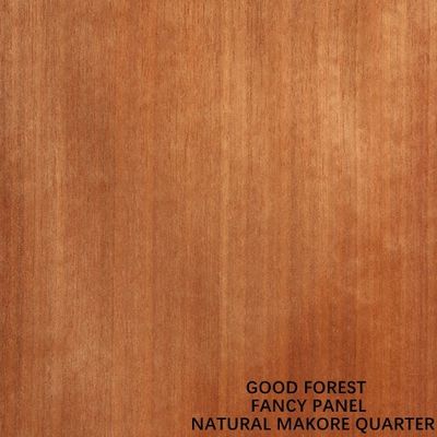 Folheado baseado 2440x1220mm da madeira de Makore do painel do MDF da base/placa do cartão/partícula