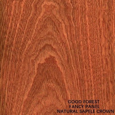 Grão de madeira natural 5 da coroa do folheado de Sapele da madeira compensada extravagante/9/12/15/18/25/30mm