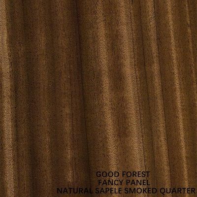 A mobília fumou Sapele que o MDF baseado de madeira natural da grão de quarto do folheado almofada o Iso