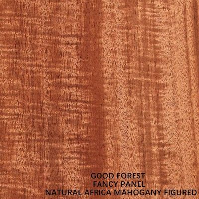 Madeira natural de mogno folheado contraplacado elegante placa mdf grão figurado 2745 mm comprimento