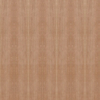 O Mdf natural da fantasia do folheado da madeira de carvalho vermelho/grão reta do cartão para o armário almofada o comprimento de 2440/2745/3050mm