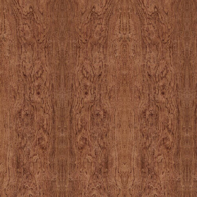 A grão do conjunto da madeira compensada de Bubinga da fantasia de alta qualidade para a decoração 2440/2745/3050mm do hotel alongou a fábrica de China do tamanho