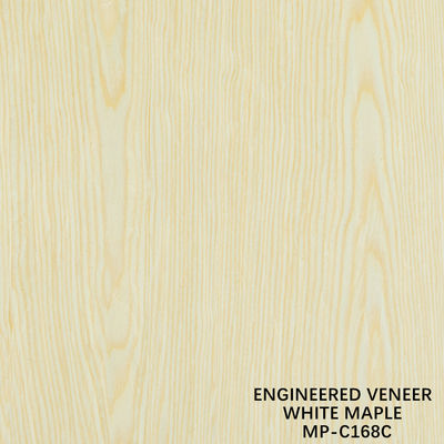 Finê de Madeira Reconstituída de Maple Branco 168S Crown Cut 0,15-0,55 mm