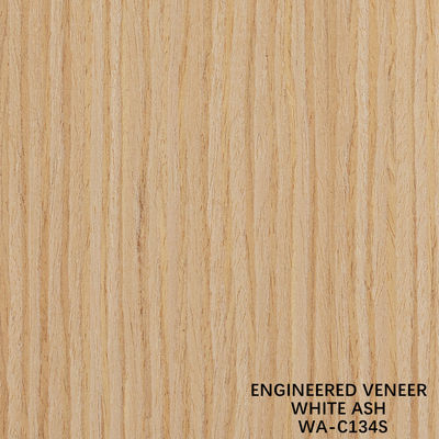 0.15-0.55 mm Recon Wood Veneer White Ash 134S 2500*640mm