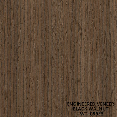 Fabricação de revestimento de madeira de noz de corte vertical WT-C942S / 943S / 983S / 992S para portas interiores