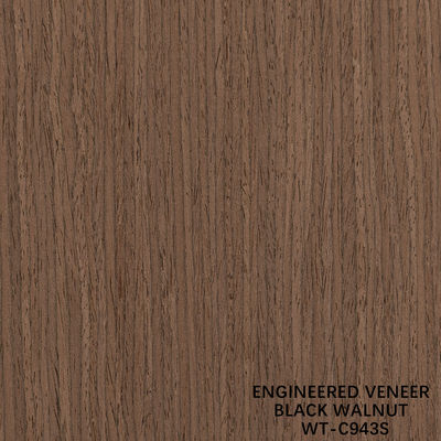 Fabricação de revestimento de madeira de noz de corte vertical WT-C942S / 943S / 983S / 992S para portas interiores