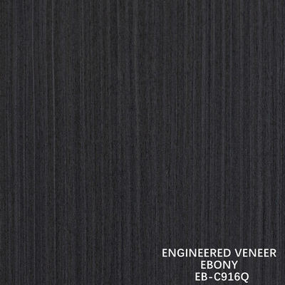 Fineline de Finete de Madeira de Engenharia Marrom Quarta Corte de Ebony Fineline para Porta e Cabinet Face