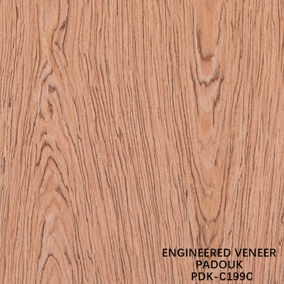 Reconstituído Madeira Veneer Rose Madeira Crown Cut Cor Vermelha Cor Longo 2200-3100mm Para Para Portas de Interior China Factory