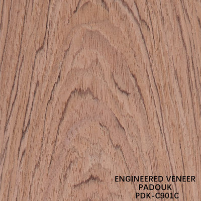 Reconstituído Madeira Veneer Rose Madeira Crown Cut Cor Vermelha Cor Longo 2200-3100mm Para Para Portas de Interior China Factory