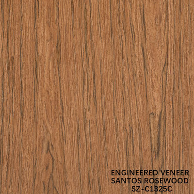 Folheado de Madeira de Rosewood Santos Laminado Grão de Coroa Espessura Pode Ser Personalizada 0.15-1.8mm Para Face de Armário SZ-254C / 1010C / 1325C