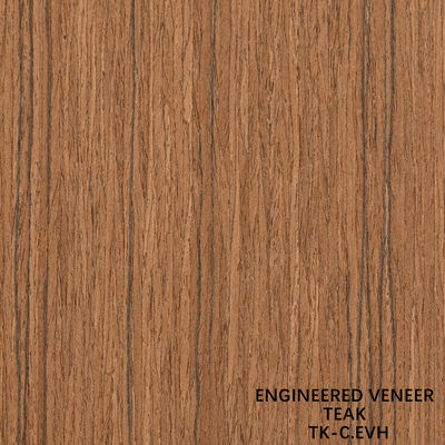 Fancy recombinado Teak Wood Veneer comprimento 2200mm personalizado para o interior do carro Yacat