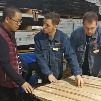 Textura de grelha Dupla cor Fabricação de revestimento de madeira 2850mm espessura personalizada
