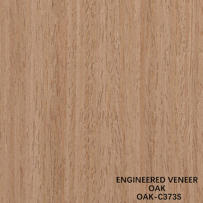 American Oak Engineered Wood Veneer Quarter Slice Cut 0.5mm espessura para porta e armazém face