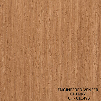 Painéis de madeira de cerejeira veneer de luxo Grão reto 0.18-0.6mm espessura personalizada para decoração de hotel