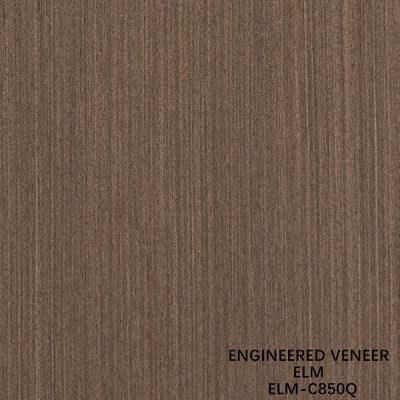 0.5mm Folha de Veneer de Madeira de Olmo Engenharia para painéis de luxo 2500-3100mm alongado Quarta Corte Cor de Marrom