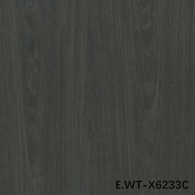 Finé de madeira de engenharia de alta qualidade Algodão Europeu E.WT-X6233C Crown Cut Marrom escuro 2850mm Dimensão alongada para papel de parede