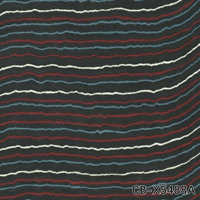 High-End Engenharia Madeira Veneer colorido Beech CB-X5488A padrão ondulado 0,45mm espessura Para fábrica de decoração de interiores