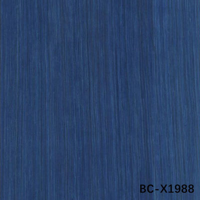 High-End Engenharia Madeira Veneer Bule Clássico BC-X1988 Cor Direito Grão tingido Para decoração de hotel