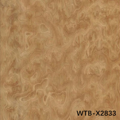 Folheado de madeira recomposto Walnut Burl WTB-X2833 Espessura 0,45 mm Personalizado para decoração de hotel