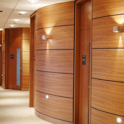 Folha de Veneer de Madeira de Cereza Natural Americana Flat Cut 2200-3200mm Tamanho Normal Para Decoração de Móveis