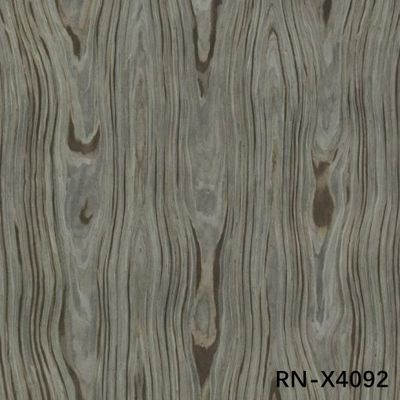 0.50mm espessura Veneer de madeira artificial de romano para três flores mesma direção para o gabinete face X8092/X4092