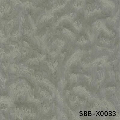 Folheado de Madeira Reconstituída 2850mm Tamanho Alongado de Burl de Madeira para Portas Interiores WTB-X6008
