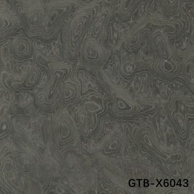 Folheado de Madeira Reconstituída 2850mm Tamanho Alongado de Burl de Madeira para Portas Interiores WTB-X6008