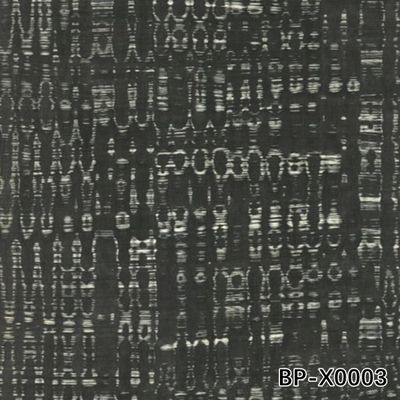 Folheado de madeira artificial de pérola preta cor escura BP-X0003 Para Para portas interiores pele 0,15-0,55mm