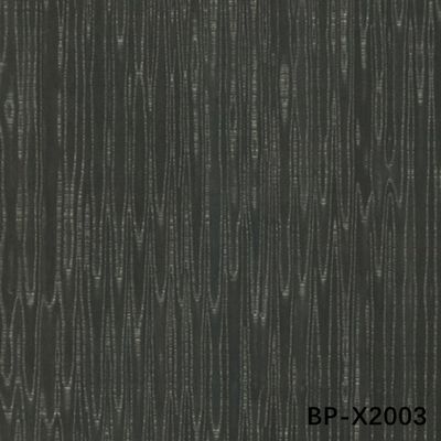 Fancy Black Pearl Wood Veneer BP-X2003 New Design 3100mm comprimento para pele de porta de madeira