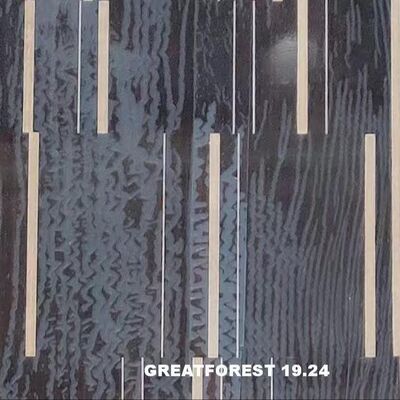 Artesanato Parquet de madeira Veneer Collage Simétrico Padrão Geométrico Rico em Cores Pintura de madeira 0,55mm