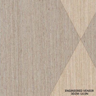 3D Decorative Engineered Veneer para decoração de hotéis / residências, tamanhos e texturas personalizados 3DZM-L4.0N