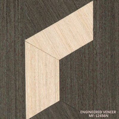 Folheado de madeira reconstituído artístico MF-L2456N, atacado direto da fábrica com tamanhos personalizados para decoração de parede doméstica 3100 mm