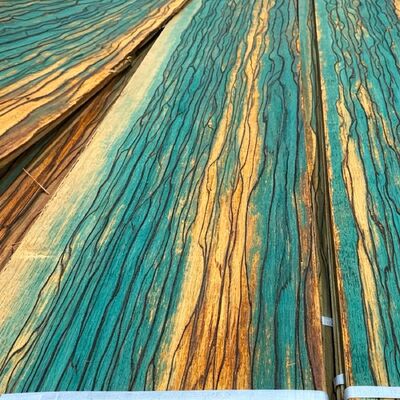 Finê de madeira natural tingida de plantas ecológicas, finê de madeira iridescente colorida e vibrante, finê decorativo sustentável para projetos de mobiliário de interiores 0,5 mm